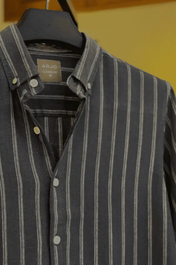 Black Sand Stripes Shirt