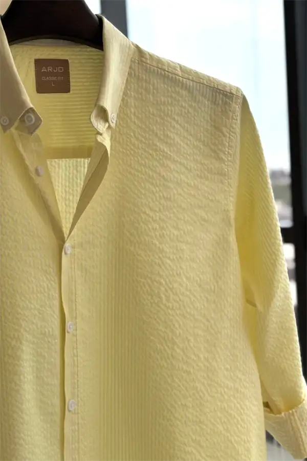 Soft Lemon Texture Premium Shirt
