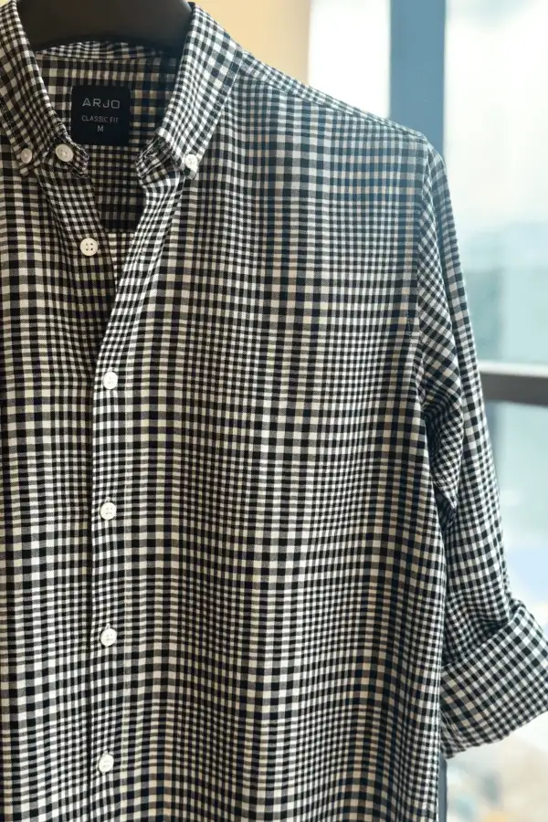 Black & White Vibe Check Shirt