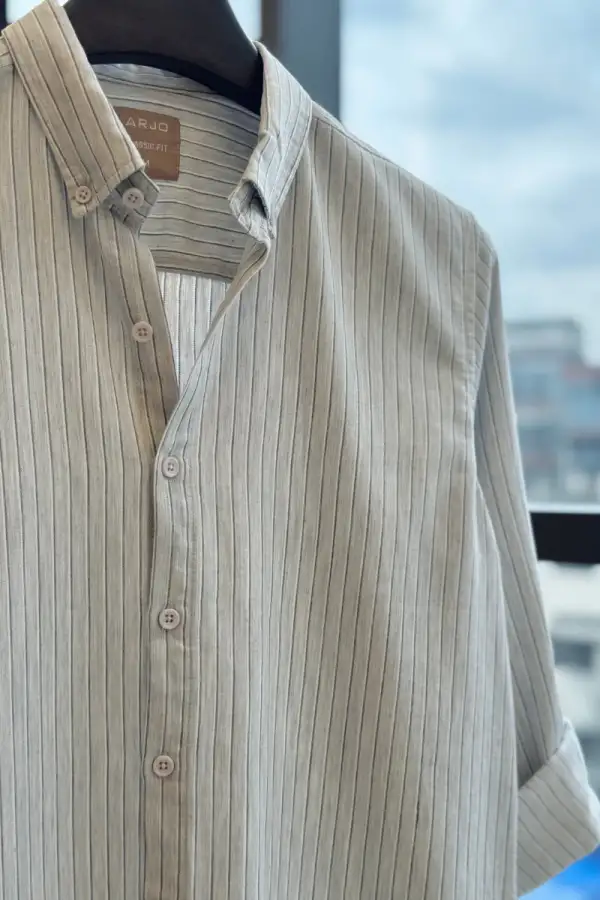 Grey Breeze Striped Shirt