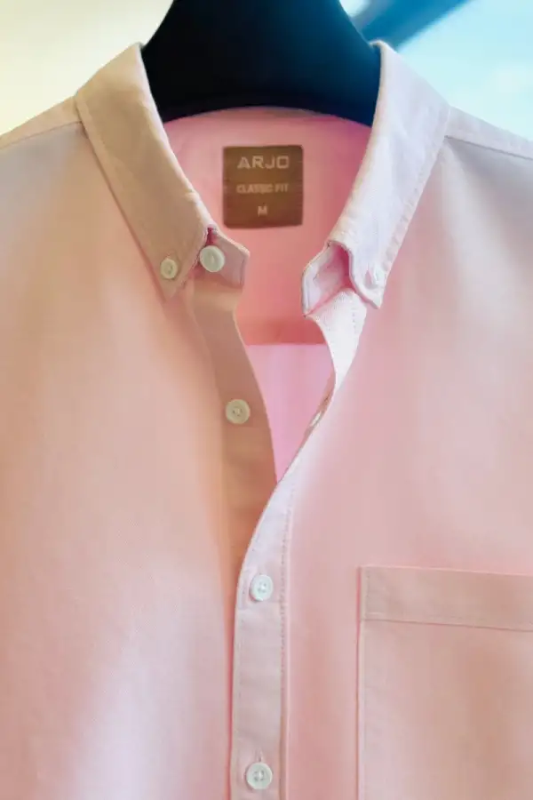 Soft Rose Solid Colour Shirt
