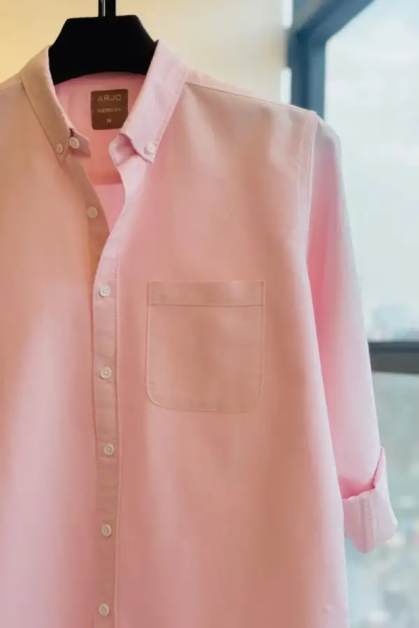 Soft Rose Solid Colour Shirt