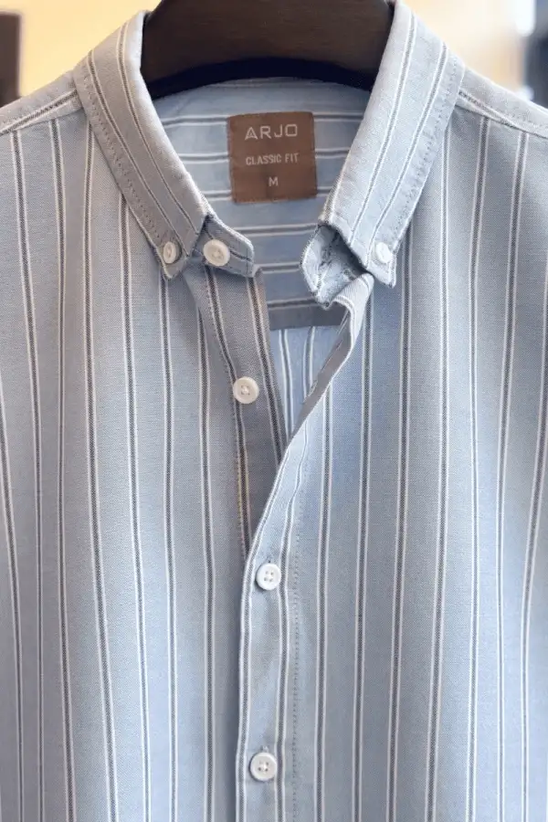 Blue Mist Lines Striped Shirt