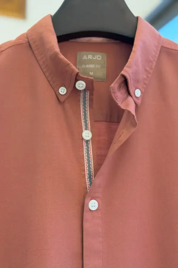 Terracotta Brick Tone Classic Shirt