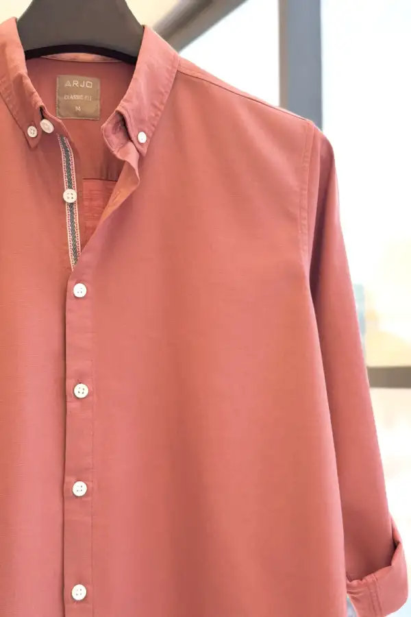Terracotta Brick Tone Classic Shirt