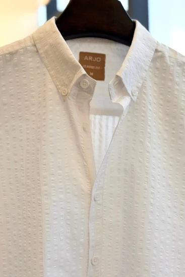White Seersucker Shirt