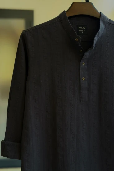 Dark Charcoal Grey Katua