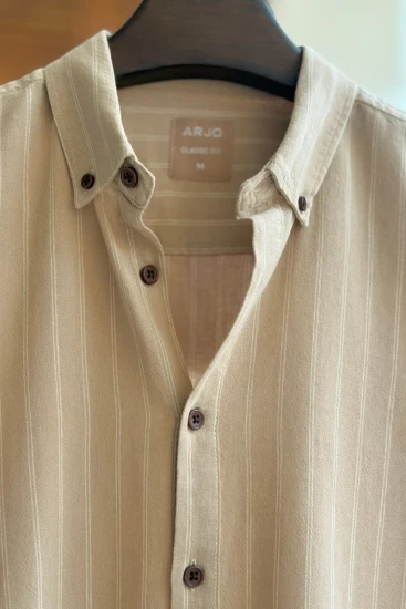 Desert Tan with White Stripes