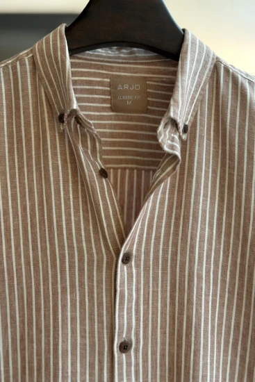 Light brown white vertical Stripes
