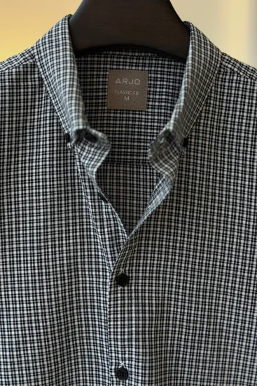 Black & White Checked Shirt