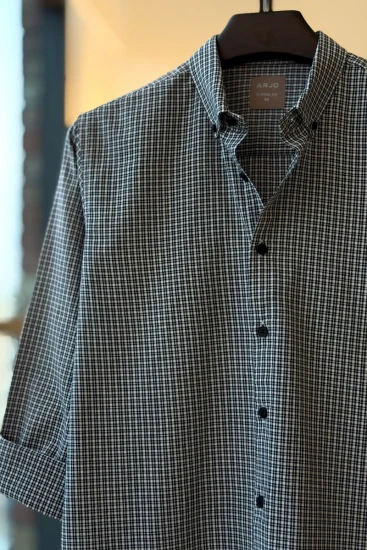 Black & White Checked Shirt