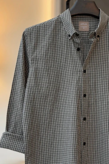 Black & Brown Checked Shirt