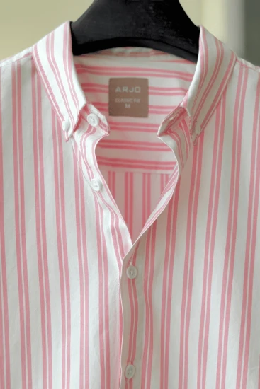 White With Light Pink Stripes Shirt