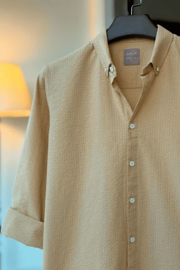 Light Beige Stripe Shirt