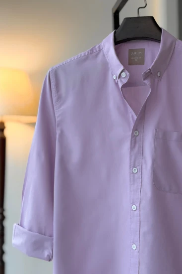 Light Lavender Oxford Cotton Shirt