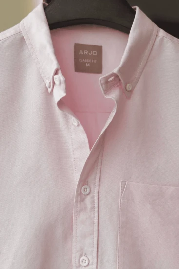 Baby Pink Oxford Cotton Shirt