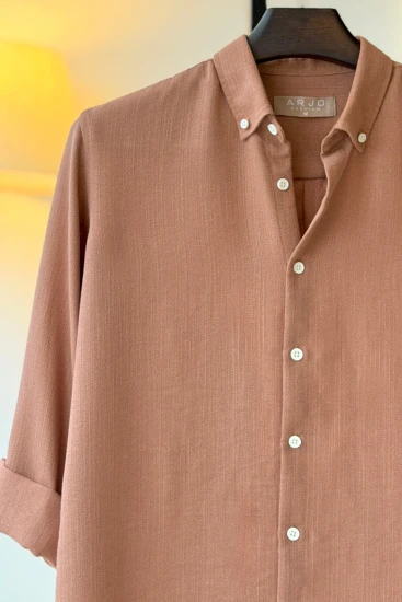 Honey Bronze Textured Shirt