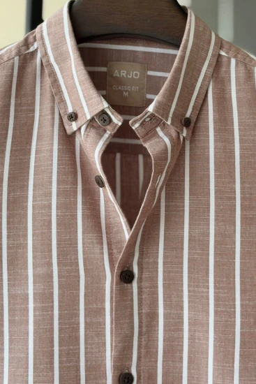 Brown Sugar with White Stripes Shirt