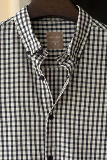 Chocolate & Pink-White Gingham Shirt
