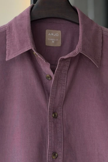 Plum Purple Corduroy Shirt