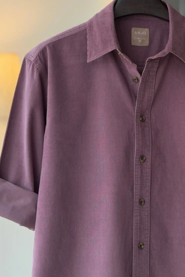 Plum Purple Corduroy Shirt