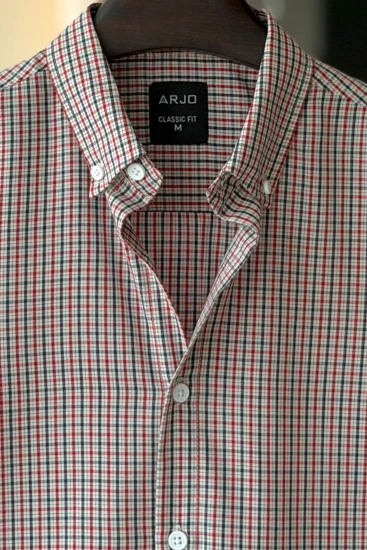 Red, White & Blue Check Shirt