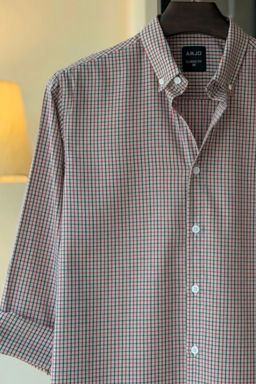 Red, White & Blue Check Shirt