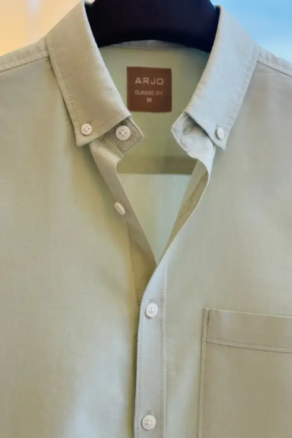 Pastel Sage Oxford Shirt