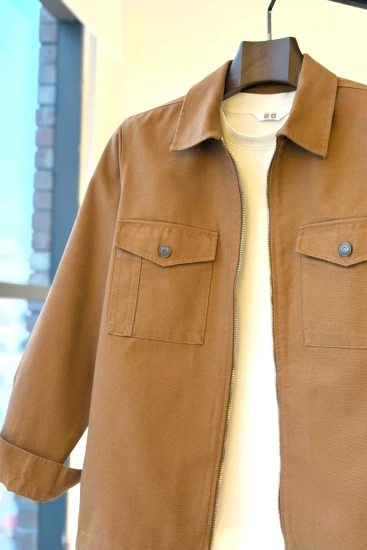 Brown Jacket With Zipper
