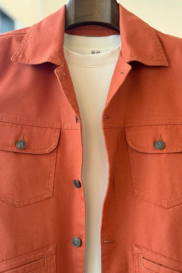 Burn Orange Canvas Jacket