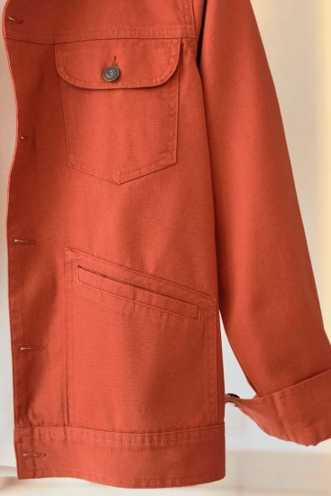 Burn Orange Canvas Jacket