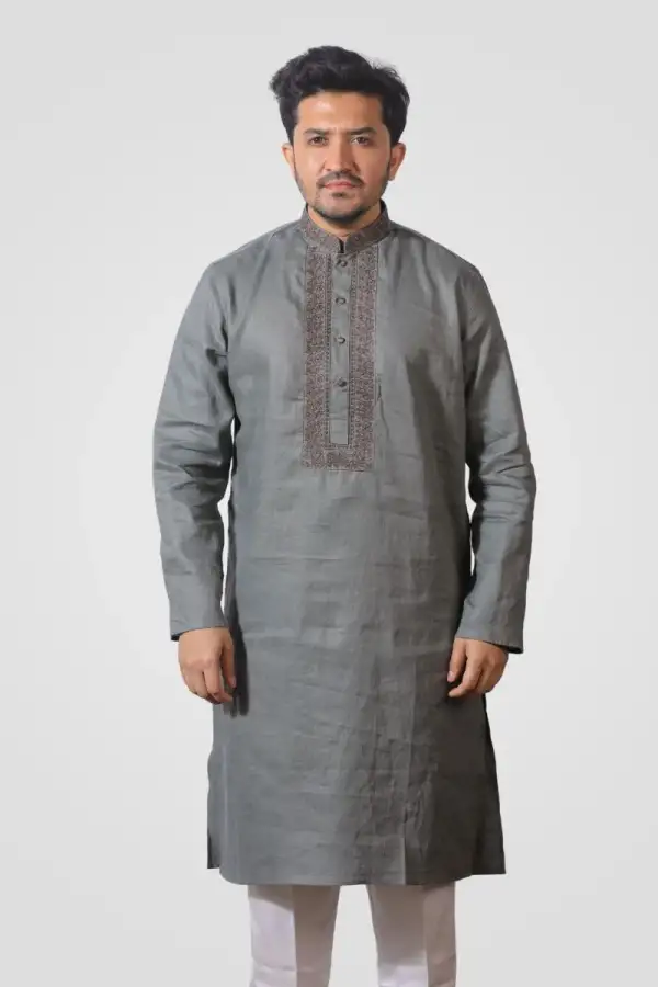 Oslo Grey Premium Panjabi
