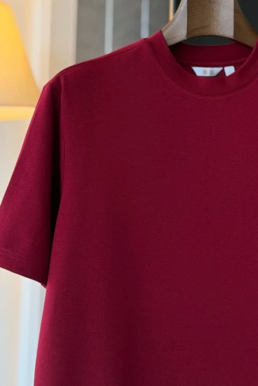 Berry Red Drop-Shoulder AirFlex T-Shirt