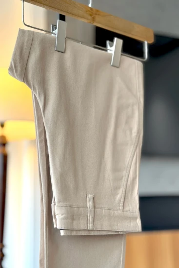 Khaki Semi-Straight Fit Chino Pant
