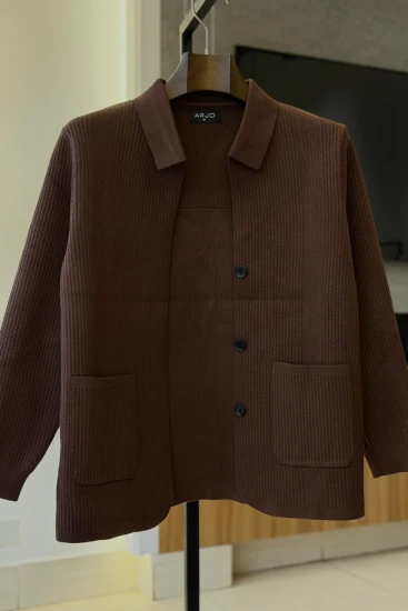 Dark Chocolate Pocket Business jacket