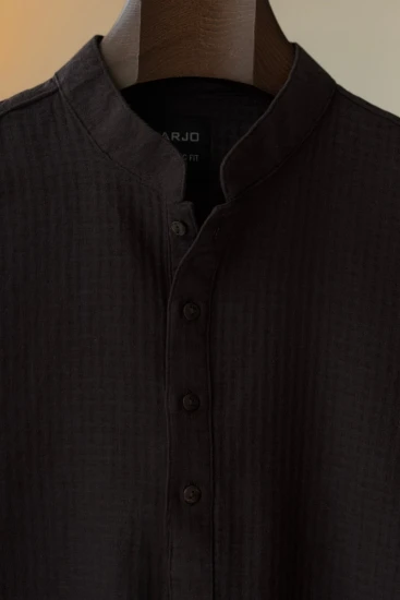 Dark Coffee Textured Panjabi