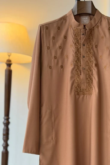 Copper Embroidered Panjabi