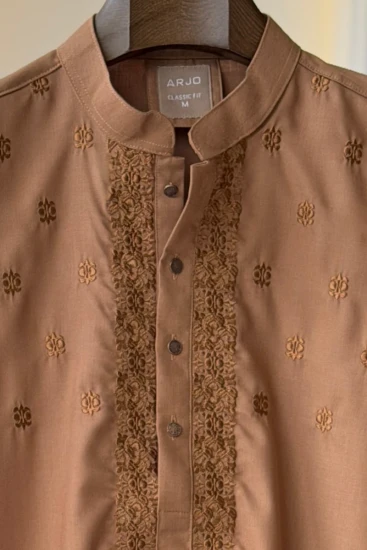 Copper Embroidered Panjabi