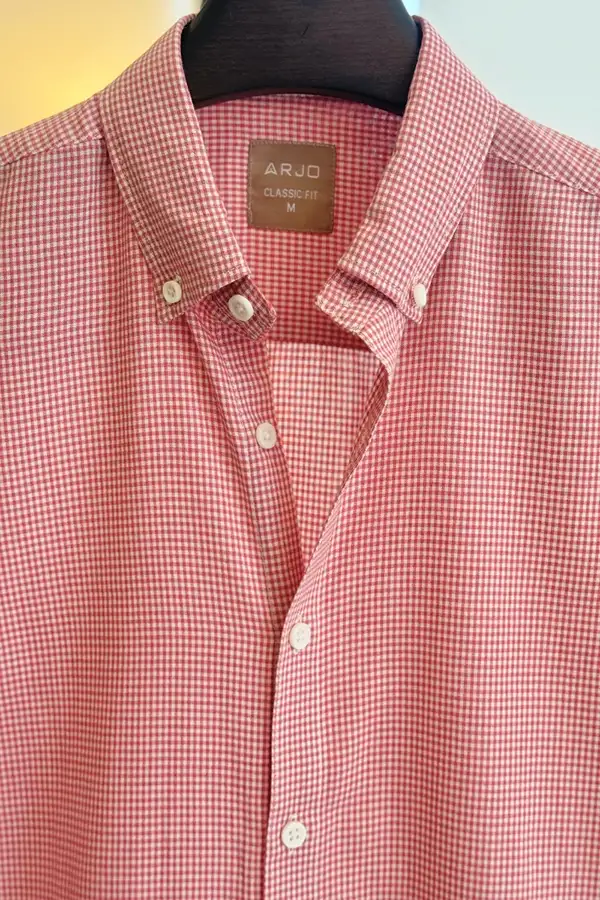 Premium Red Micro Check Shirt