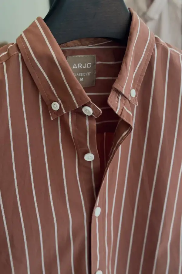 Clay Brown Stripe Shirt